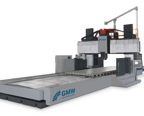 Portalfräsmaschine GRV mit verfahrbarem Tisch