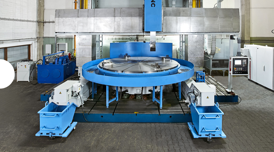 Ansicht Karusseldrehmaschine